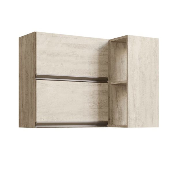 Armário Aéreo Cozinha Greta 2 Portas Crema - Irm Móveis