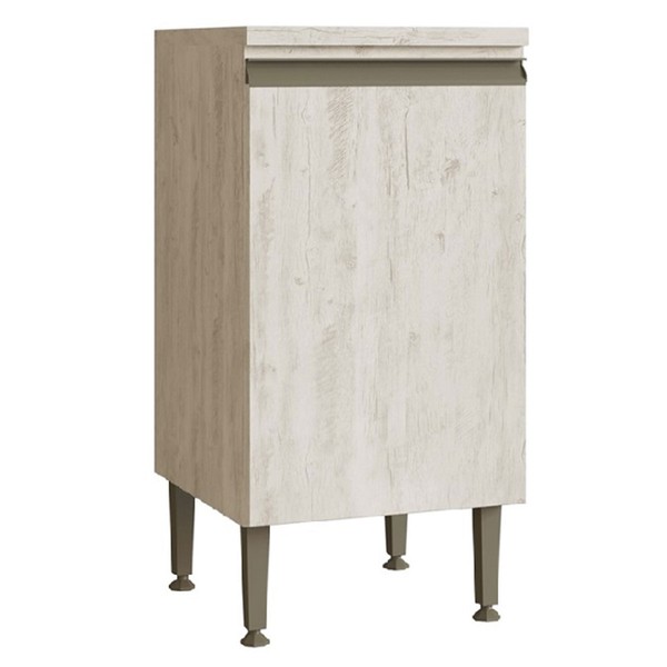 Balcão de Cozinha Greta 1 Porta 1 Prateleira Crema - Irm Móveis