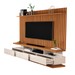 Rack com Painel para TV Até 72 Polegadas Vivare Classic 3 Gavetas Ripado Off White/Nature - Giga Móveis