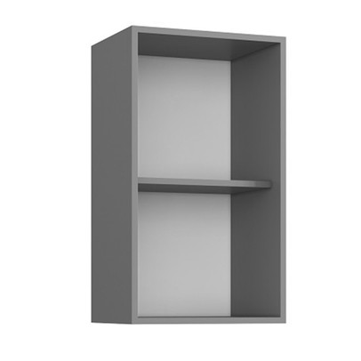 Armário Aéreo Cozinha Greta 1 Porta 1 Prateleira Cinza - Irm Móveis