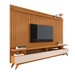 Rack com Painel para TV 72 Polegadas Vivare 3 Gavetas Ripado Nature/ Off White - Giga Móveis