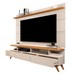 Rack com Painel para TV Até 72 Polegadas Vivare Wood New 3 Gavetas Off White/Nature - Giga Móveis