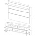 Rack com Painel para TV Até 72 Polegadas Vivare Wood New 3 Gavetas Off White/Nature - Giga Móveis