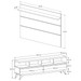 Rack com Painel para TV Até 60 Polegadas Vivare 2 Gavetas Freijó/Off White - Giga Móveis