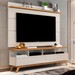 Rack com Painel para TV Até 60 Polegadas Vivare 2 Gavetas Off White/Nature - Giga Móveis