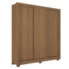 Guarda-Roupa Casal Maringá 3 Portas 2 Gavetas Jatoba - Santos Andirá