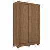 Guarda-Roupa Solteiro Lapa 2 Portas 2 Gavetas Jatoba - Santos Andirá