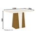 Mesa de Jantar 4 Lugares Katy Nature/Off White/Linho - Pnr Móveis