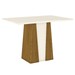 Mesa de Jantar 6 Lugares Katy Nature/Off Whitte/Linho - Pnr Móveis