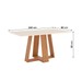 Mesa de Jantar 6 Lugares Sales Nature/Off White/Linho - Pnr Móveis