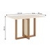Mesa de Jantar 4 Lugares Valentina Milla Nature/Cinza - Pnr Móveis