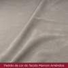 Mesa de Jantar 4 Lugares Lavínia Milla Nature/Off White/Marrom Amêndoa - Pnr Móveis