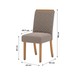 Mesa de Jantar 8 Lugares Amara com Vidro Nature/Off White/Amêndoa - Pnr Móveis