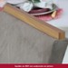 Mesa de Jantar 8 Lugares Amara com Vidro Nature/Off White/Amêndoa - Pnr Móveis