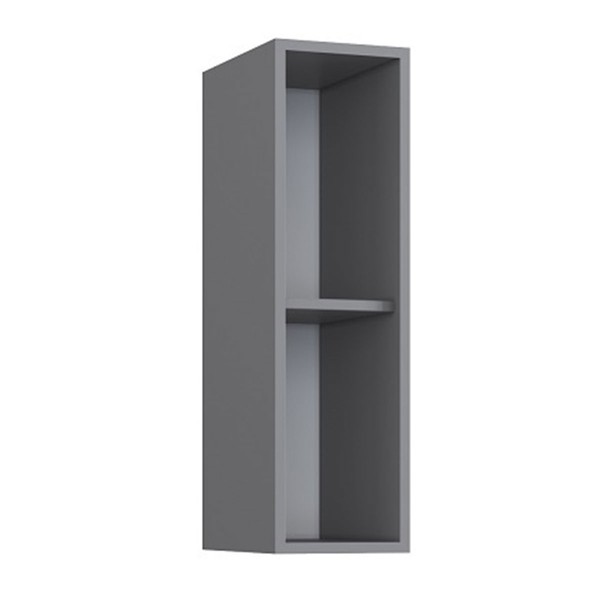 Armário Aéreo Cozinha 20 Cm Greta 1 Prateleira Cinza - Irm Móveis