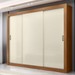 Guarda-Roupa Casal City 3 Portas 4 Gavetas Cinamomo/Off White - Maxel