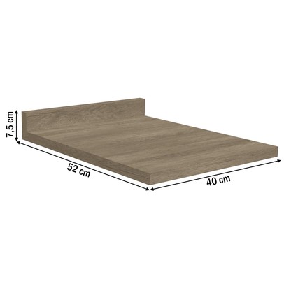 Tampo para Balcão 40 Cm E602 Nogal - Kappesberg