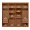 Guarda-Roupa Casal Master New 8 Portas 4 Gavetas Jatoba/Areia - Santos Andirá