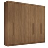 Guarda-Roupa Casal Master New 8 Portas 4 Gavetas Jatoba - Santos Andirá