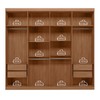 Guarda-Roupa Casal Master New 8 Portas 4 Gavetas Jatoba/Grafite - Santos Andirá