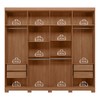 Guarda-Roupa Casal Master New 8 Portas 4 Gavetas Jatoba 1632 - Santos Andirá