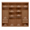 Guarda-Roupa Casal Master New 8 Portas 4 Gavetas com Espelho Jatoba/Grafite 16324 - Santos Andirá