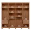 Guarda-Roupa Casal Master New 8 Portas 4 Gavetas com Espelho Jatoba/Areia - Santos Andirá
