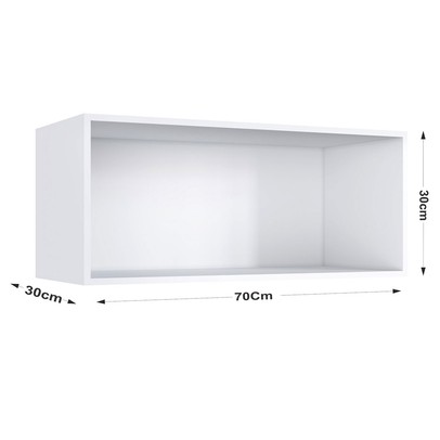 Armário Aéreo Cozinha Light Branco - Irm Móveis