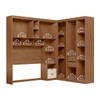 Guarda-Roupa Casal Modulado Lugano 7 Portas 4 Gavetas Jatoba/Areia - Santos Andirá