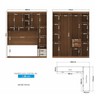 Guarda-Roupa Casal Modulado Lugano 7 Portas 4 Gavetas com Espelho Jatoba/Areia - Santos Andirá