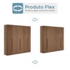 Guarda-Roupa Casal Buriti 6 Portas 4 Gavetas Ripado Jatoba 16234 - Santos Andirá