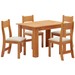 Mesa de Jantar 4 Lugares Neide Mel/Nude 26292 - Pnr Móveis