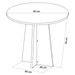 Mesa de Jantar 4 Lugares Ilana Mel/Blonde/Veludo Cinza - Pnr Móveis