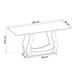 Mesa de Jantar 4 Lugares Ayla Mel/Off White/Veludo Pastel - Pnr Móveis