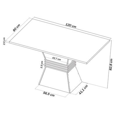 Mesa de Jantar 4 Lugares Cristal Mel/Blonde/Veludo Rosa - Pnr Móveis