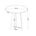 Mesa de Jantar 4 Lugares Laila Mel/Blonde/Veludo Rosa - Pnr Móveis