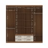 Guarda-Roupa Casal Nápoles 8 Portas 4 Gavetas com Espelho Jatoba/Areia 15854 - Santos Andirá