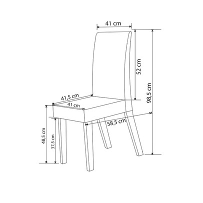 Mesa de Jantar 4 Lugares Grazi/Marte Mel/Blonde/Veludo/Rosa - Pnr Móveis