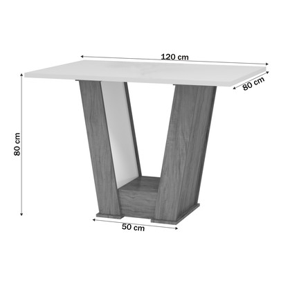 Mesa de Jantar 4 Lugares Grazi/Marte Mel/Blonde/Veludo/Rosa - Pnr Móveis