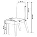 Mesa de Jantar 4 Lugares Morgana Mel/Blonde/Veludo Cinza 26282 - Pnr Móveis