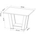 Mesa de Jantar 4 Lugares Impala Mel/Blonde/Veludo Rosa - Pnr Móveis