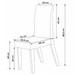 Mesa de Jantar 6 Lugares Lidia Vênus Mel/Blonde/Veludo Marfim - Pnr Móveis