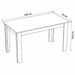 Mesa de Jantar 6 Lugares Valentina Mel/Veludo Cinza - Pnr Móveis
