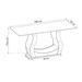 Mesa de Jantar 6 Lugares Rayssa Sicilia Mel/Blonde/Veludo/Marfim - Pnr Móveis