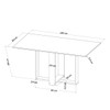 Mesa de Jantar 6 Lugares Giordina Mel/Blonde/Veludo Rosa - Pnr Móveis