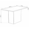 Mesa de Jantar 6 Lugares Vilagio Seda/Blonde/Nude - Pnr Móveis