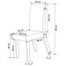 Mesa de Jantar 8 Lugares Amabile com Vidro Mel/Nude/Off White - Pnr Móveis