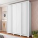 Guarda-Roupa Casal Valente 4 Portas 3 Gavetas Branco Fosco - Pnr Móveis