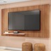 Painel para TV Até 70 Polegadas com Ripado 3d Puerto Freijo/Off White - Pnr Móveis