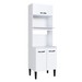 Torre Quente Light 3 Portas 2 Prateleiras Branco - Irm Móveis